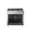 Cocina Gas Vitrokitchen St9060ib Butano Inox 5 Fuegos 90cm