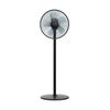 Ventilador De Pie Radial Negro Con Base Redonda 45w | Universalblue