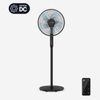 Ventilador De Pie Silencioso Negro 25w | Universalblue