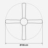 Ventilador De Techo Inox 106cm | Universalblue