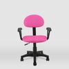 Sillas De Oficina Con Asiento Textil Color Rosa. Modelo Leyre