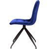 Pack De 2 Sillas De Comedor Estilo Contemporáneo Color Azul Índigo. Modelo Rosemary