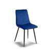 Pack De 4 Sillas De Comedor Estilo Vintage Color Azul Índigo.  Modelo Iria