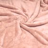 Manta Sofá Invierno Sedalina Lisa Y Borreguito Polar Sherpa 130x160 Cm Calentita Gruesa Suave Coral  Briebe -