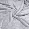 Manta Sofá Invierno Grande Sedalina Lisa Y Borreguito Polar Sherpa 180x240cm Calentita Gruesa Gris  Briebe -