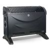 Convector Eléctrico Aire Caliente 3 Niveles Potencia Termostato Regulable Silencioso Portátil Negro 2000w Briebe |