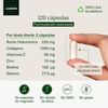 Colágeno + Ácido Hialurónico, Vitamina C, Biotina, Zinc, Selenio Aldous | 120 Cápsulas Xl