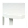 Conjunto Mesa Viana Rectangular  + 6 Sillas Caribe De Resina - Crevicosta. Blanco