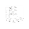 Campana Kromsline Kc-ti-70tc-g-bk 70cm