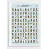 Enjoyers - Lamina Rascable 100 Ciudades De Ensueño. Lamina Para Rascar Decorativa 65x45 Cm. Laminas Decorativas Pared. Mapa Poster Ilustrado A Mano. Lamina Viajes Regalo. Con Marco Blanco