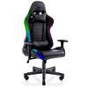 Silla Gaming Valk Skadi Negra Con Luces Led Rgb - Reclinable, Transpirable