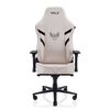 Silla Gaming De Tela Valk Freya Blanco Perla - Reclinable, Reposabrazos 4d