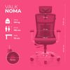 Silla Gaming Valk Noma De Malla Transpirable Negra/aqua Menthe