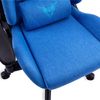 Silla Gaming De Tela Valk Nyx Azul Zafiro – Reclinable, Reposabrazos 2d