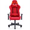 Silla Gaming Tela Valk Nyx Rojo Rubí - Reclinable, Reposabrazos 2d