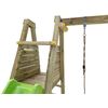 | Masgames | Parque Infantil Lignum | Columpio De Dos Plazas | Tobogán Altura 120 Cm Con Conector Manguera | Madera Tratada | Anclajes Incluidos |