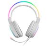 Mars Gaming Mhrgbw, Auriculares Chroma Rgb Flow, Micrófono, Sonido Espacial, Blanco