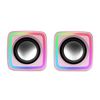 Mars Gaming Mscubep Rosa, Altavoces Gaming Rgb Compactos, Procesador Sonido Dsp 8w