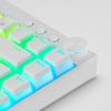 Mars Gaming Mkcloud, Teclado Inalámbrico Rgb Blanco, Switch Outemu Sq Pro Azul, Francés