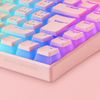 Mars Gaming Mkcloud, Teclado Inalámbrico Rgb Rosa, Switch Outemu Sq Pro Azul, Portugués