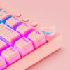 Mars Gaming Mkcloud, Teclado Inalámbrico Rgb Rosa, Switch Outemu Sq Pro Azul, Francés