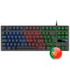 Mars Gaming Mk02 Negro, Teclado Gaming H-mech Frgb, Tkl, Antighosting, Idioma Portugués