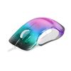 Mars Gaming Mmgloww, Ratón Gaming Rgb Chroma-glow, Acabado Espejo, 12800 Dpi, Blanco