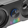 Mars Gaming Ms22, Altavoces Compactos Gaming 2.2, Rgb Flow, Subwoofer, Dsp 35w, Negro