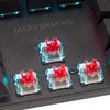 Mars Gaming Mk422 Negro, Teclado Gaming Rgb, Switch Mecánico Rojo, Idioma Portugués