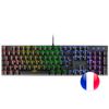 Mars Gaming Mk422 Negro, Teclado Gaming Rgb, Switch Mecánico Azul, Idioma Francés