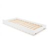 Litera + Cama De Arrastre Madera Blanco 90x190/90x190cm