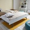 Litera + Cama Elevable Madera Blanco 90x190/90x190cm