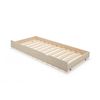 Litera + Cama De Arrastre Madera Blanco Lavado 90x190cm