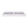 Cajones Set De 2 Madera Blanco 21x91x90cm