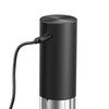 Sacacorchos Eléctrico Recargable En Acero Inoxidable. Incluye Batería Recargable Integrada, Cable Usb - C, Cortacápsulas Y Espiral Teflonada. Diseño Moderno. Abrebotellas Sin Esfuerzo. Vinak