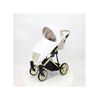 Cochecito Montes Glitter, Carrito Bebe Hasta 22kg (4 Años), 2 Piezas Con Accesorios, Fácil De Plegar, Moderno, Funcional, Ligero Y Transpirable (blando Glitter Dorado) - Adababy