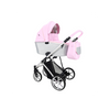 Cochecito Montes Glitter, Carrito Bebe Hasta 22kg (4 Años), 2 Piezas Con Accesorios, Fácil De Plegar, Moderno, Funcional, Ligero Y Transpirable (rosa Glitter Plata) - Adababy