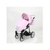 Cochecito Montes Glitter, Carrito Bebe Hasta 22kg (4 Años), 2 Piezas Con Accesorios, Fácil De Plegar, Moderno, Funcional, Ligero Y Transpirable (rosa Glitter Plata) - Adababy