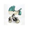 Cochecito Montes Glitter, Carrito Bebe Hasta 22kg (4 Años), 2 Piezas Con Accesorios, Fácil De Plegar, Moderno, Funcional, Ligero Y Transpirable (verde Glitter Dorado) - Adababy