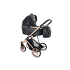 Cochecito Montes Glitter, Carrito Bebe Hasta 22kg (4 Años), 2 Piezas Con Accesorios, Fácil De Plegar, Moderno, Funcional, Ligero Y Transpirable (negro) - Adababy