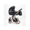 Cochecito Montes Glitter, Carrito Bebe Hasta 22kg (4 Años), 2 Piezas Con Accesorios, Fácil De Plegar, Moderno, Funcional, Ligero Y Transpirable (negro) - Adababy