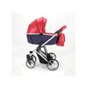 Cochecito Montes Glitter, Carrito Bebe Hasta 22kg (4 Años), 2 Piezas Con Accesorios, Fácil De Plegar, Moderno, Funcional, Ligero Y Transpirable (rojo Glitter) - Adababy