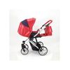 Cochecito Montes Glitter, Carrito Bebe Hasta 22kg (4 Años), 2 Piezas Con Accesorios, Fácil De Plegar, Moderno, Funcional, Ligero Y Transpirable (rojo Glitter) - Adababy