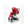 Cochecito Montes Glitter, Carrito Bebe Hasta 22kg (4 Años), 2 Piezas Con Accesorios, Fácil De Plegar, Moderno, Funcional, Ligero Y Transpirable (rojo Glitter) - Adababy