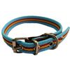 Collar De Perro Bandera De España De Algodón En Color Azul 25 Cm. Resistente A Tirones Y Climatología. | Oferta Exclusiva