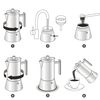 Cafetera Italiana De Acero Inoxidable Para Cocina De Inducción, Vitrocerámica, Eléctrica Y Gas - 12 Tazas (550ml) | Oferta Exclusiva