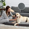 Cama Perro Ortopédica Gris - Colchón Lavable Con Espuma 51x76x7.6 Cm | Oferta Exclusiva