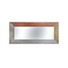 Espejo Artesanal Lux Oro - Plata - Rosa 150 X 70 X 3,5 Cm