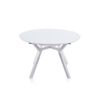 Mesa Redonda Extensible Aeris Blanco 160 X 75 X 120 Cm