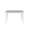 Mesa De Comedor Extensible Danna Blanco Artik (blanco Mate) - Gris Cemento 190 X 78 X 90 Cm